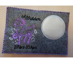 Stickserie - ITH Mug Rugs Zodiac Sternzeichenmotive Vollstick